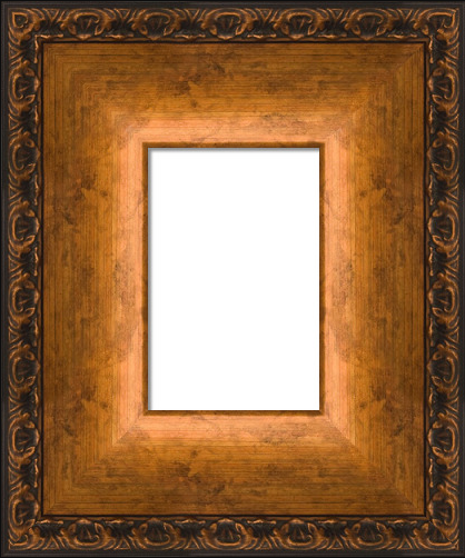 Antique wooden frame